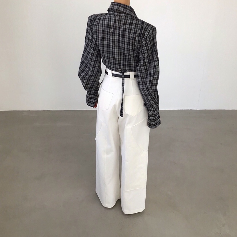 2TWO MOON韓國直郵女士新品26春夏時尚熱賣襯衫蕾絲衫系帶2TWO MOON襯衫/蕾絲衫