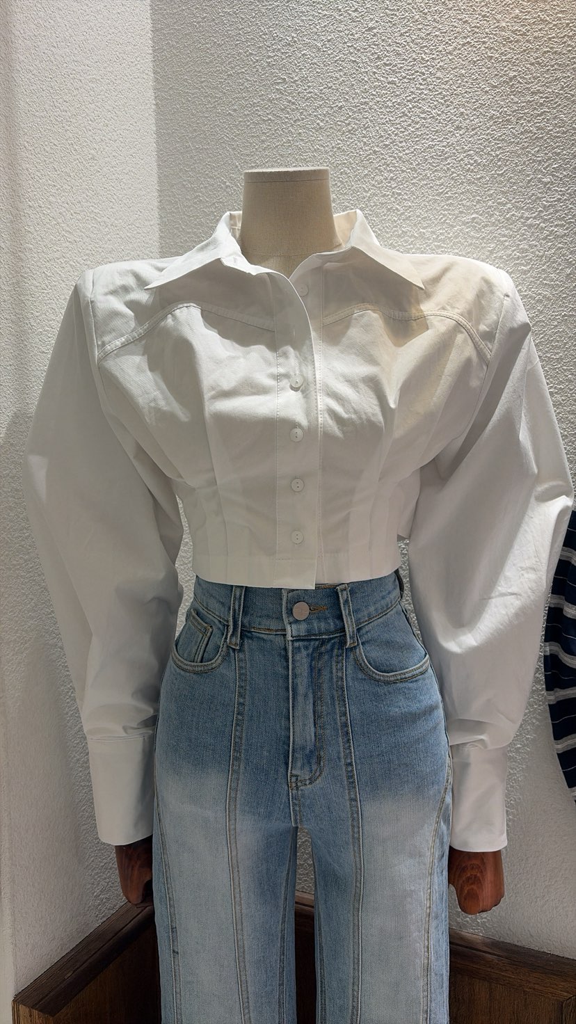 2TWO MOON韓國直郵女士新品26春夏時尚熱賣襯衫蕾絲衫系帶2TWO MOON襯衫/蕾絲衫