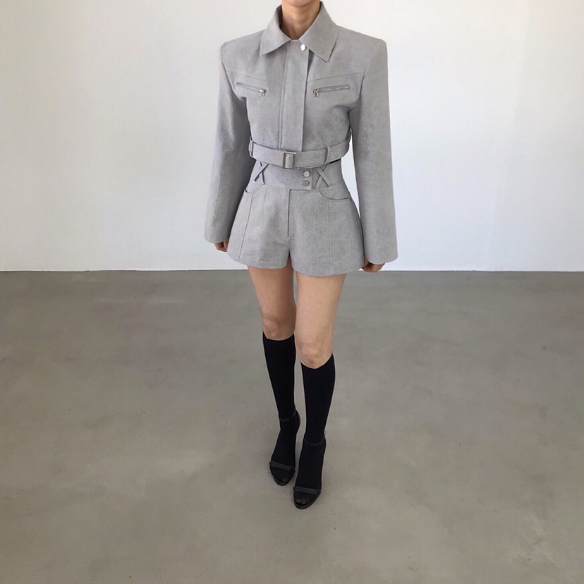 2TWO MOON東大門實拍女士新品休閑職業熱賣人氣夾克短款2TWO MOON夾克