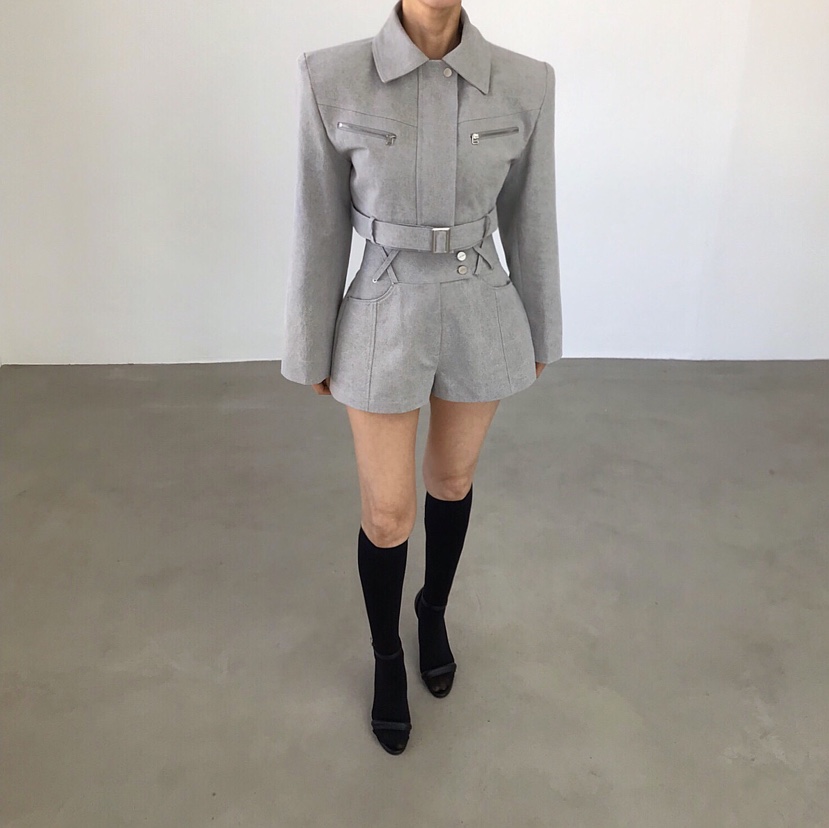 2TWO MOON東大門實拍女士新品休閑職業熱賣人氣夾克短款2TWO MOON夾克