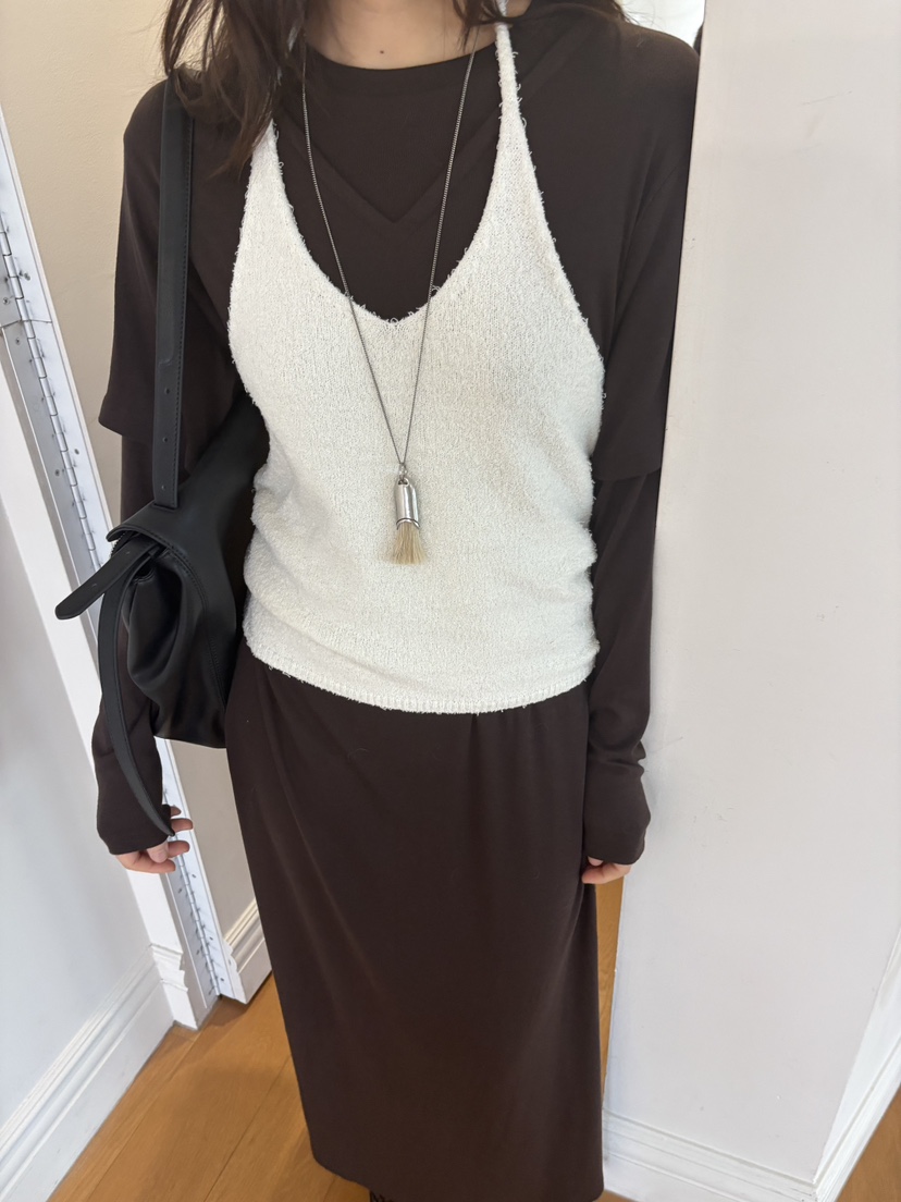 TORRE東大門實拍女士新品熱賣時尚休閑推薦吊帶背心不含內搭TORRE吊帶/背心圖色3