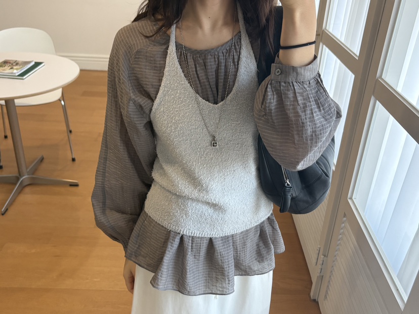 TORRE東大門實拍女士新品熱賣時尚休閑推薦吊帶背心不含內搭TORRE吊帶/背心圖色4