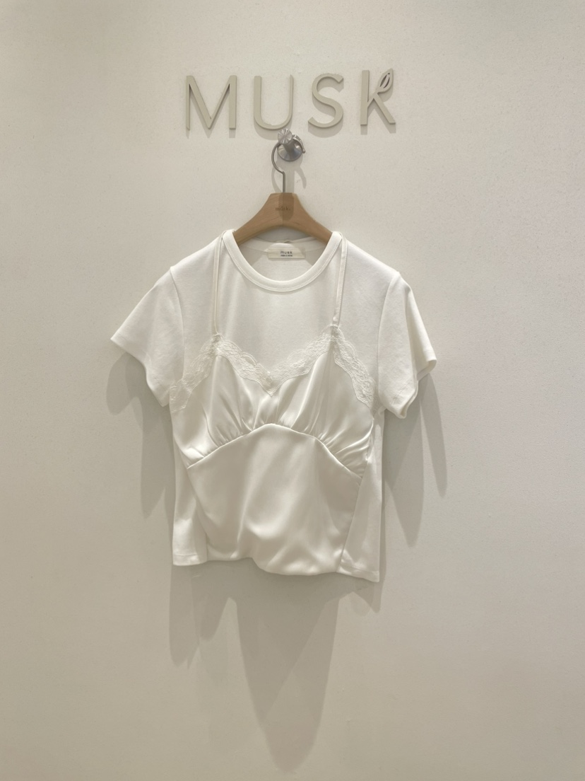 MUSK東大門代購女裝新款職業人氣熱賣時尚推薦26春夏休閑T恤MUSKT恤圖色2