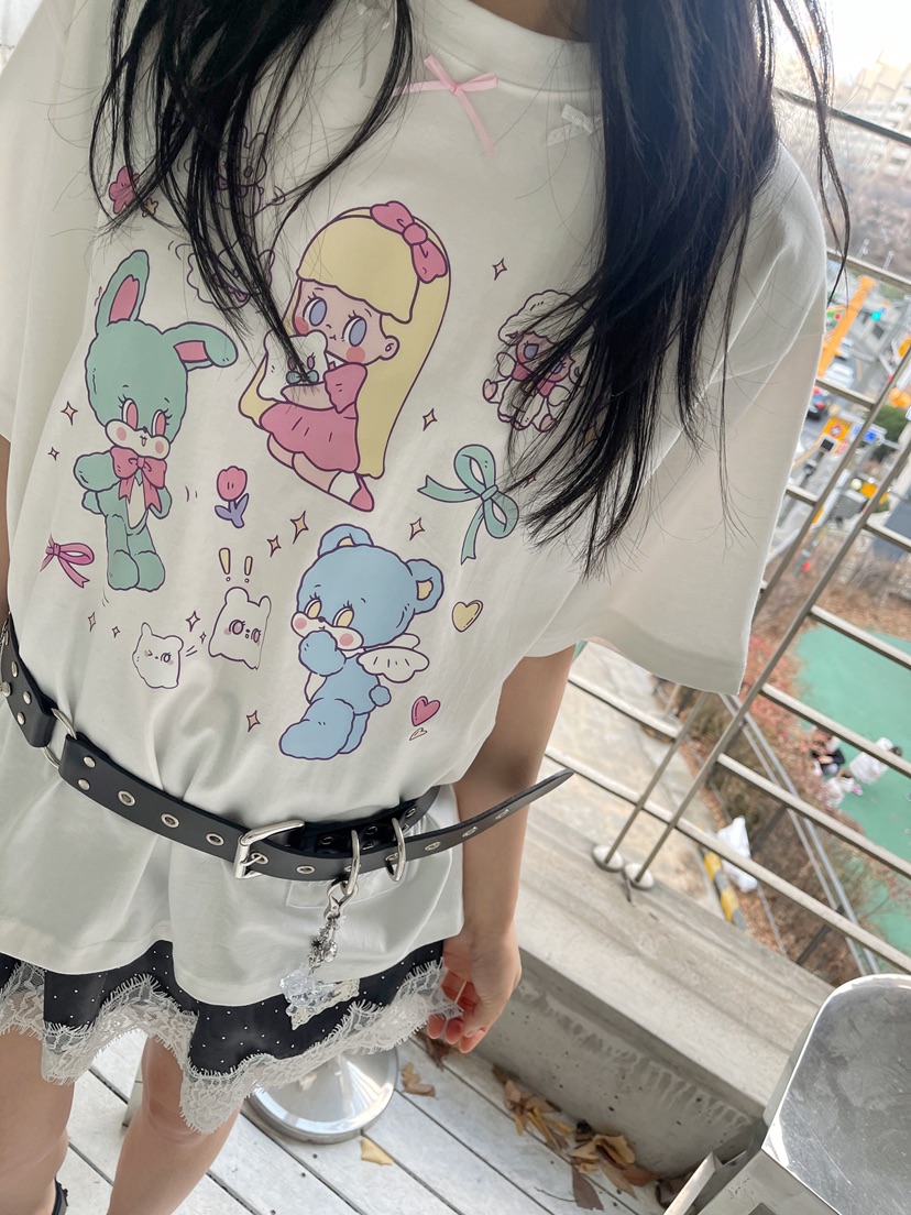 BOUTIQUE-L東大門實拍女士新品時尚26春夏熱賣T恤不含腰帶BOUTIQUE-LT恤