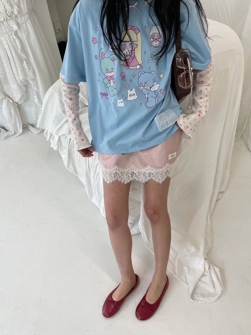 BOUTIQUE-L東大門實拍女士新品時尚26春夏熱賣T恤不含腰帶BOUTIQUE-LT恤