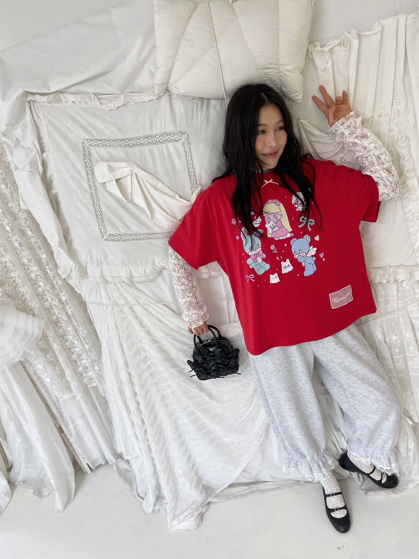 BOUTIQUE-L東大門實拍女士新品時尚26春夏熱賣T恤不含腰帶BOUTIQUE-LT恤