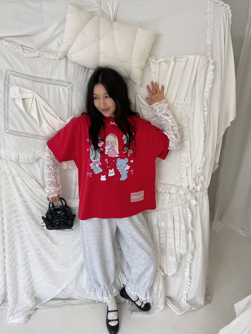 BOUTIQUE-L東大門實拍女士新品時尚26春夏熱賣T恤不含腰帶BOUTIQUE-LT恤