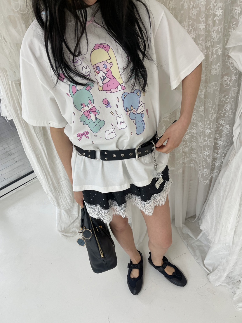 BOUTIQUE-L東大門實拍女士新品時尚26春夏熱賣T恤不含腰帶BOUTIQUE-LT恤圖色3