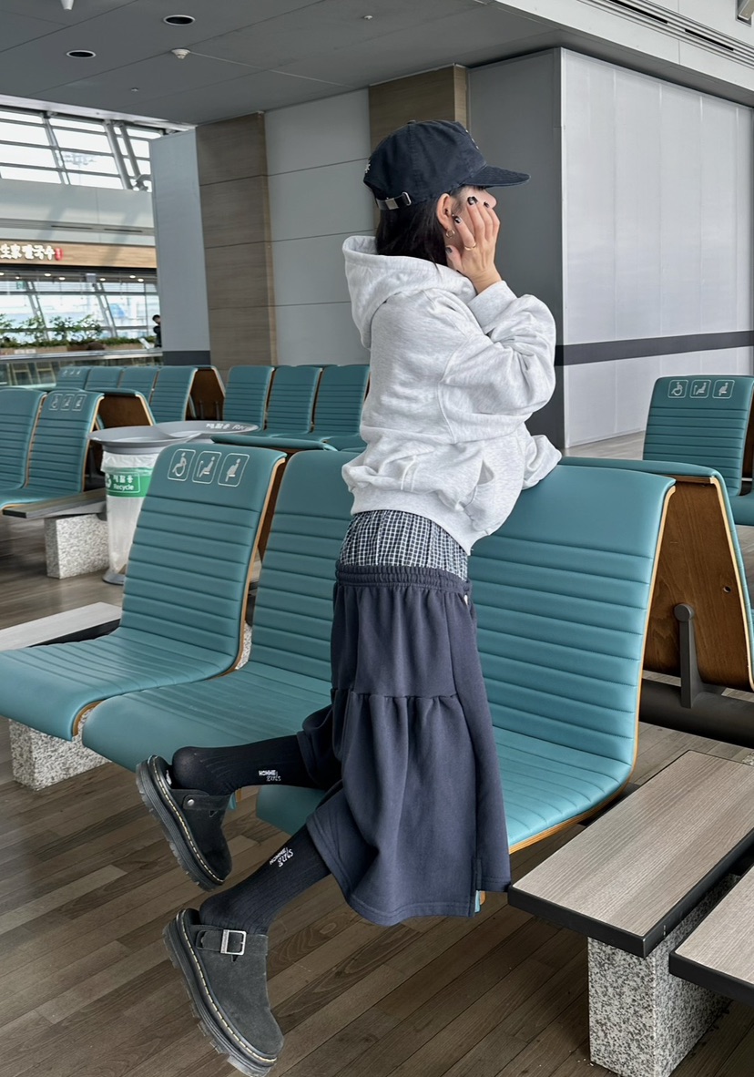 BYRING韓國代購女裝新款推薦人氣26春夏熱賣半身裙中短裙BYRING半身裙/中短裙