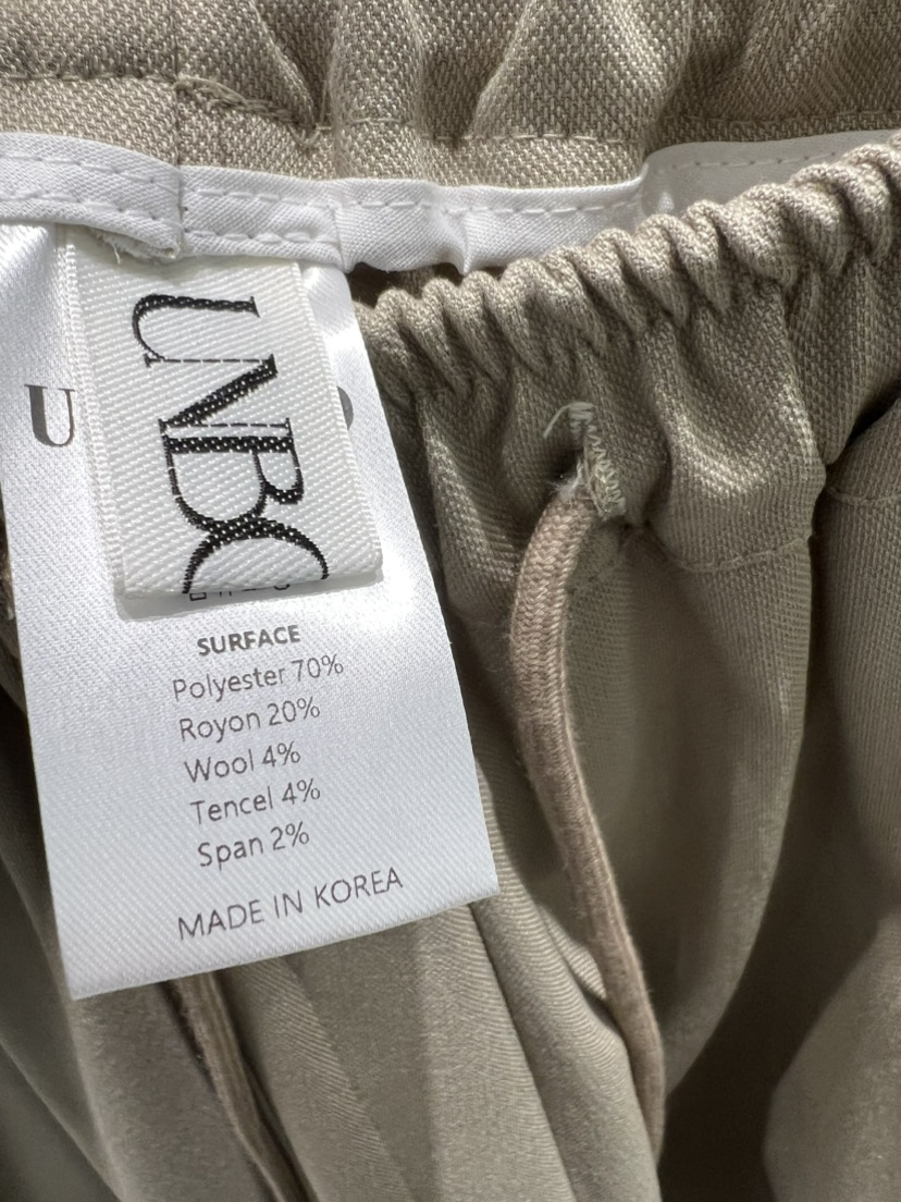UNBOUND韓國代購女士新品時尚推薦26春夏人氣熱賣休閑休閑褲UNBOUND休閑褲