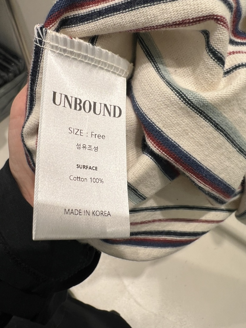UNBOUND韓國直郵女裝新款休閑時尚真品人氣推薦26春夏T恤UNBOUNDT恤