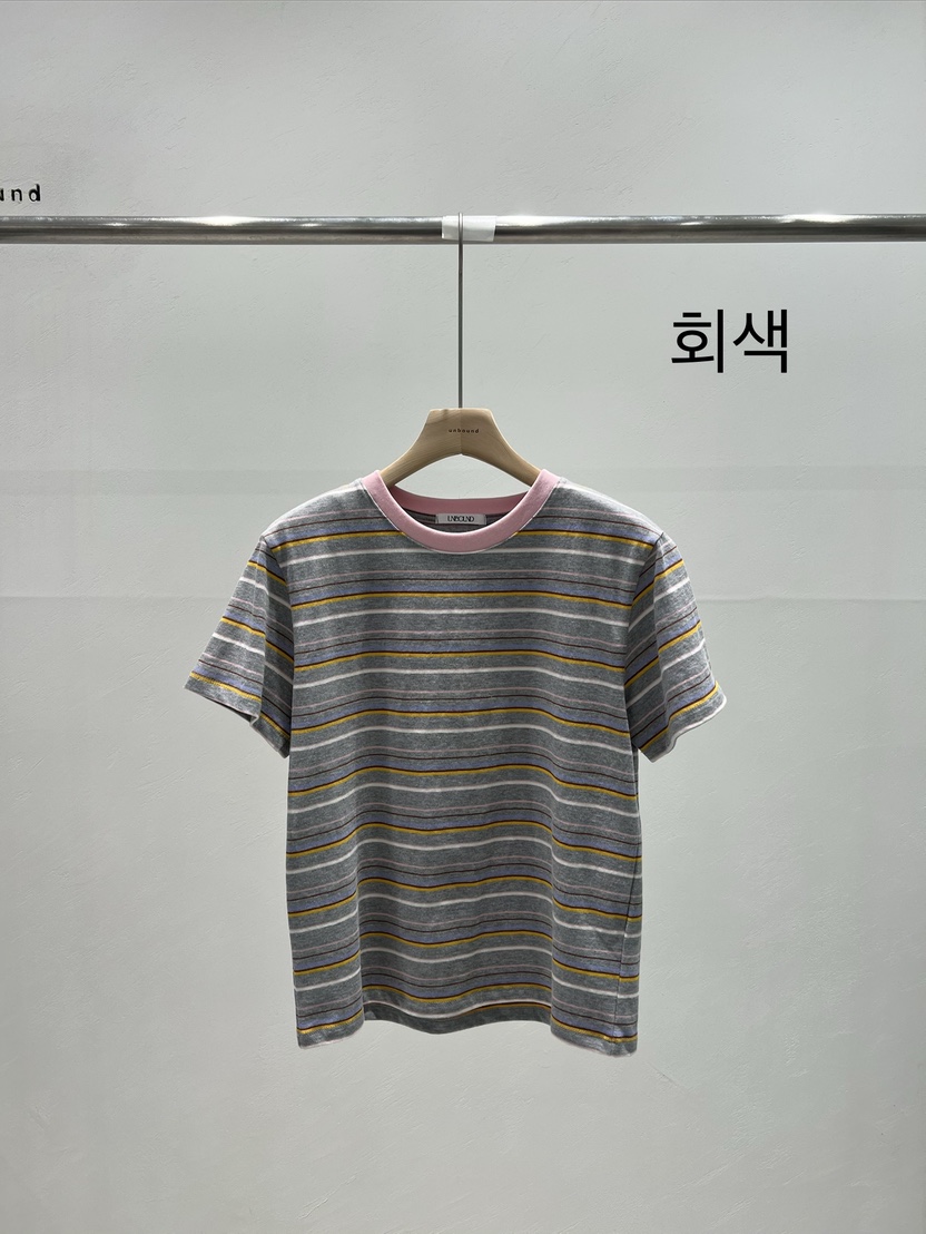 UNBOUND韓國直郵女裝新款休閑時尚真品人氣推薦26春夏T恤UNBOUNDT恤圖色2
