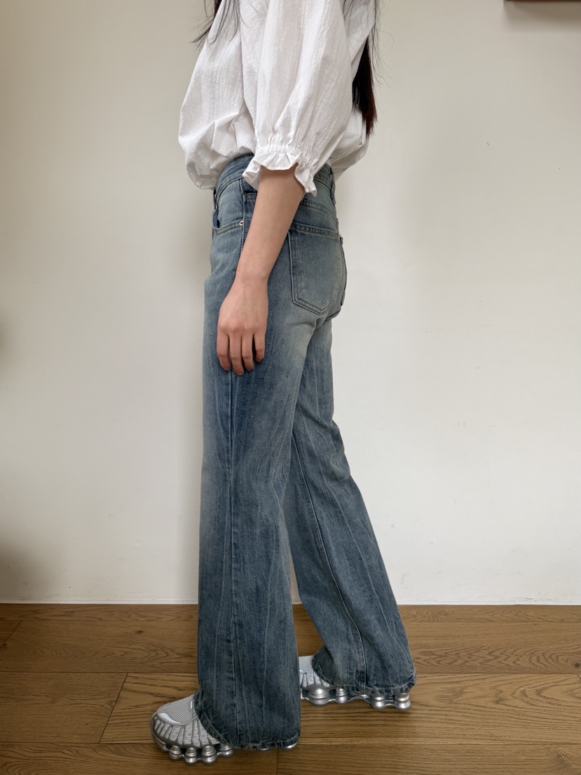 A P-STUDIO韓國直郵女士新款26春夏人氣推薦牛仔褲喇叭A P-STUDIO牛仔褲