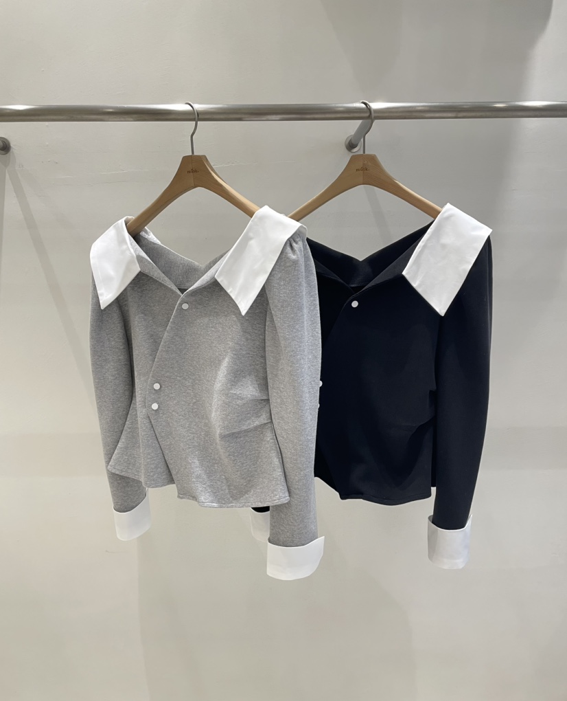 MUSK韓國直郵女士新品職業休閑人氣真品時尚熱賣襯衫蕾絲衫MUSK襯衫/蕾絲衫