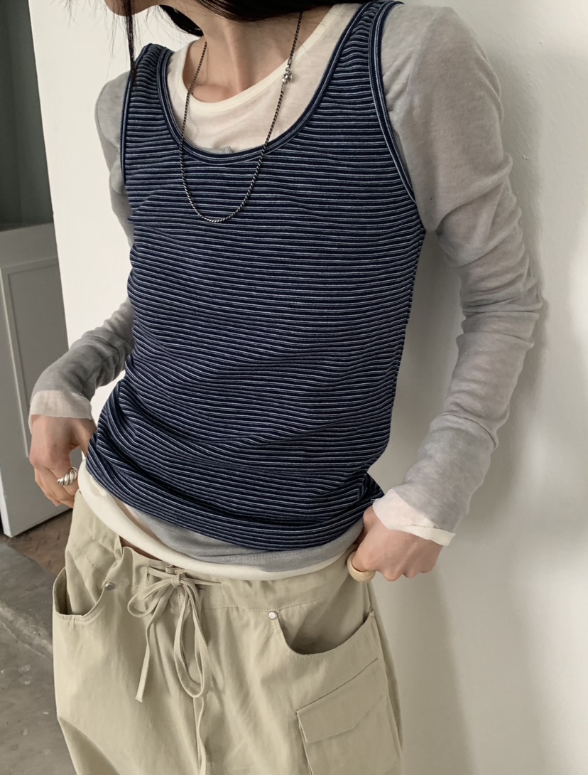 VAARA東大門直郵女裝新款真品26春夏熱賣人氣時尚吊帶背心VAARA吊帶/背心