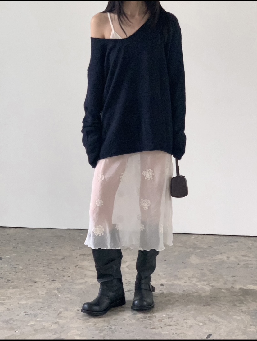 VAARA韓國代購女士新款26春夏時尚職業休閑連衣裙含包腰帶VAARA連衣裙