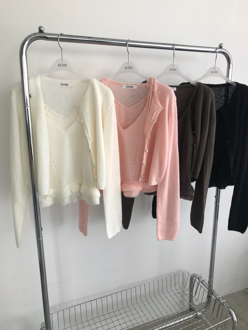 ESCHER東大門代購女士新款休閑26春夏推薦真品職業吊帶背心ESCHER吊帶/背心