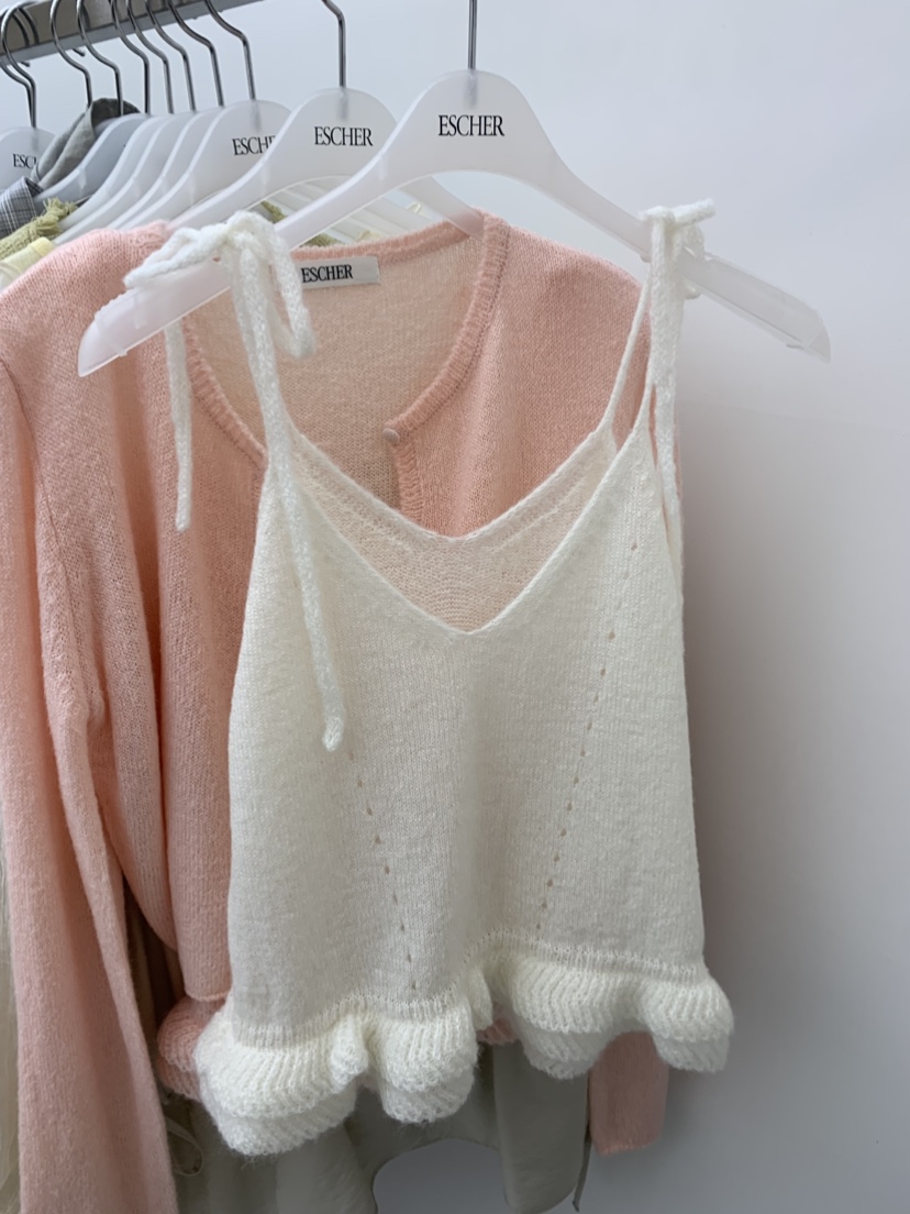 ESCHER東大門代購女士新款休閑26春夏推薦真品職業吊帶背心ESCHER吊帶/背心圖色4