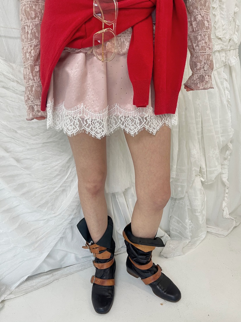 BOUTIQUE-L東大門實拍女裝新品真品休閑時尚人氣熱賣短裙BOUTIQUE-L短裙