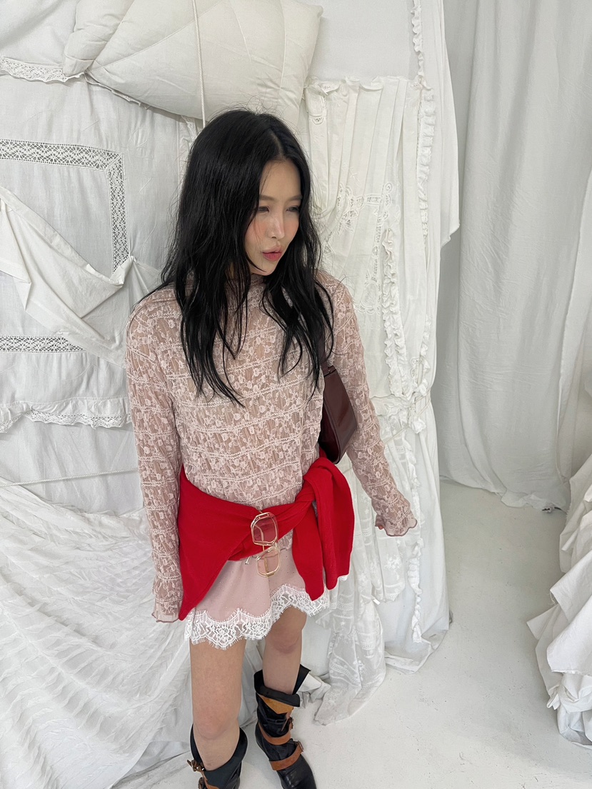 BOUTIQUE-L東大門實拍女裝新品真品休閑時尚人氣熱賣短裙BOUTIQUE-L短裙