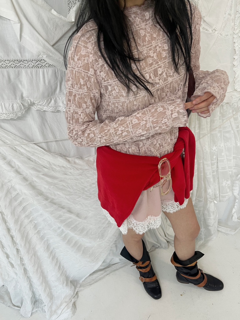 BOUTIQUE-L東大門實拍女裝新品真品休閑時尚人氣熱賣短裙BOUTIQUE-L短裙