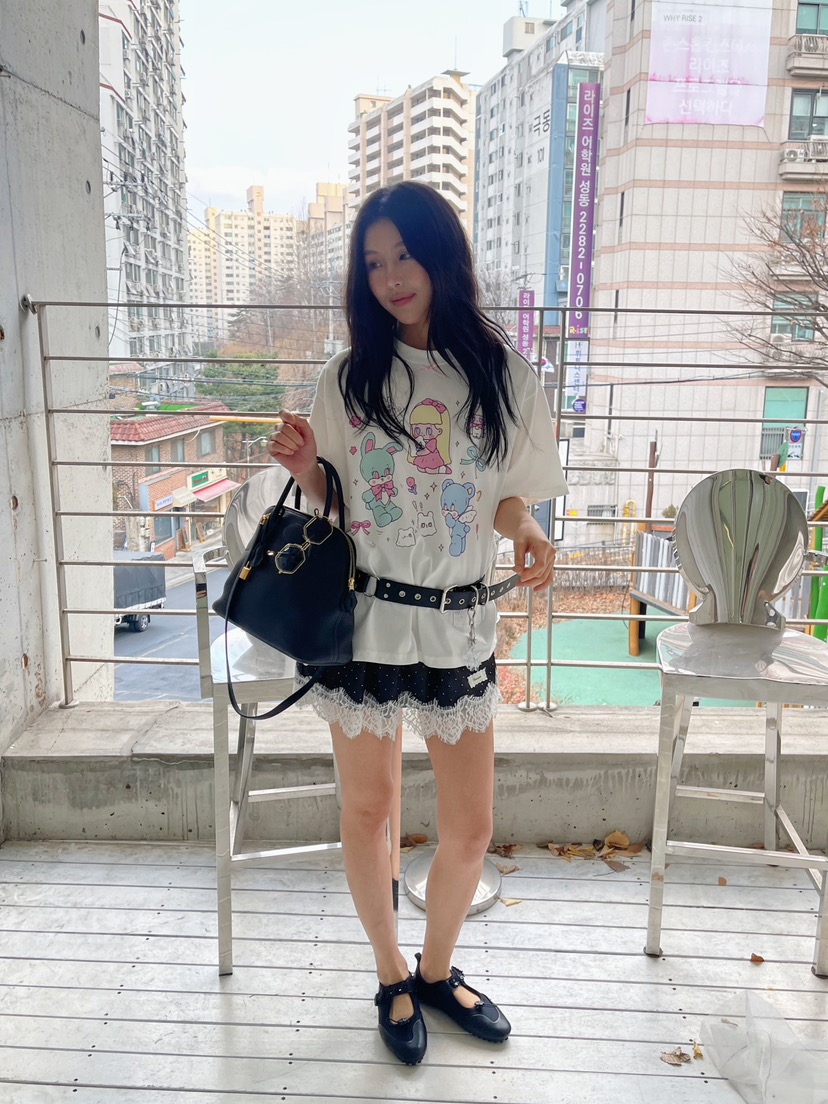 BOUTIQUE-L東大門實拍女裝新品真品休閑時尚人氣熱賣短裙BOUTIQUE-L短裙