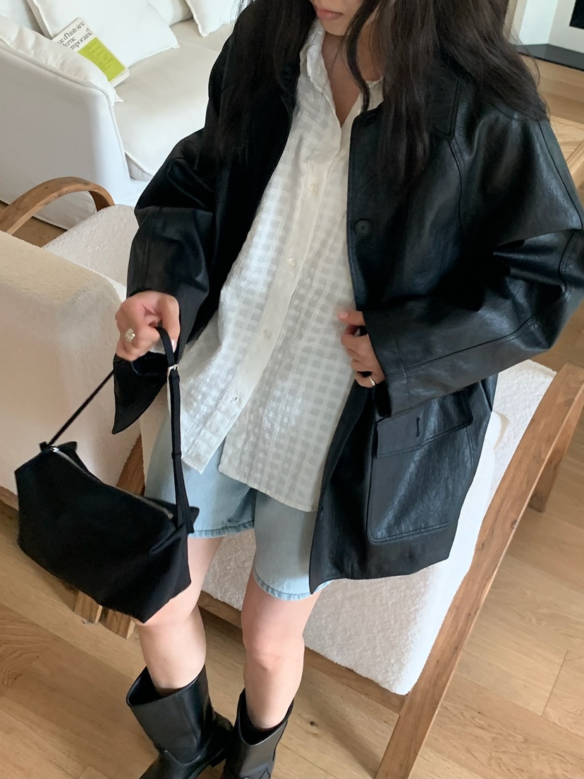 BLEECKER東大門實拍女士新款26春夏人氣職業時尚襯衫蕾絲衫BLEECKER襯衫/蕾絲衫