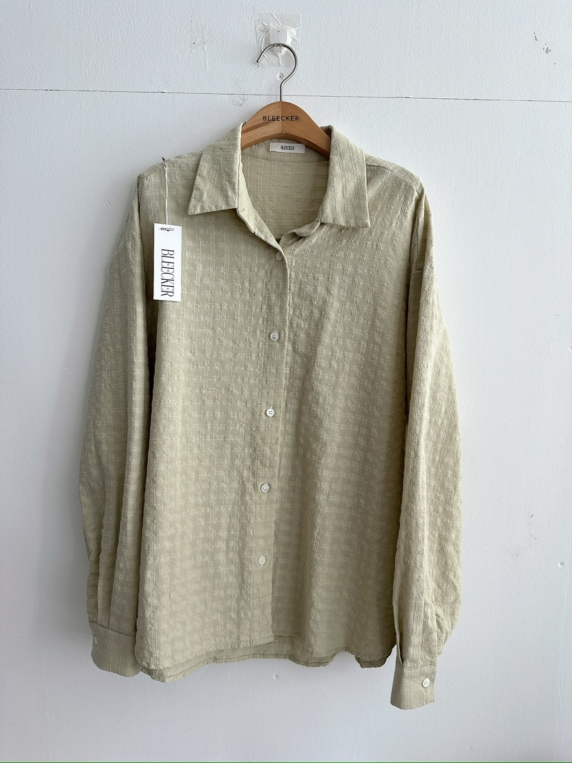 BLEECKER東大門實拍女士新款26春夏人氣職業時尚襯衫蕾絲衫BLEECKER襯衫/蕾絲衫圖色3