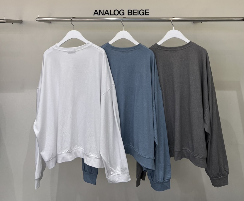 ANGLOG BEIGE韓國代購女裝新款熱賣26春夏長袖T恤不含配飾ANGLOG BEIGE長袖T恤