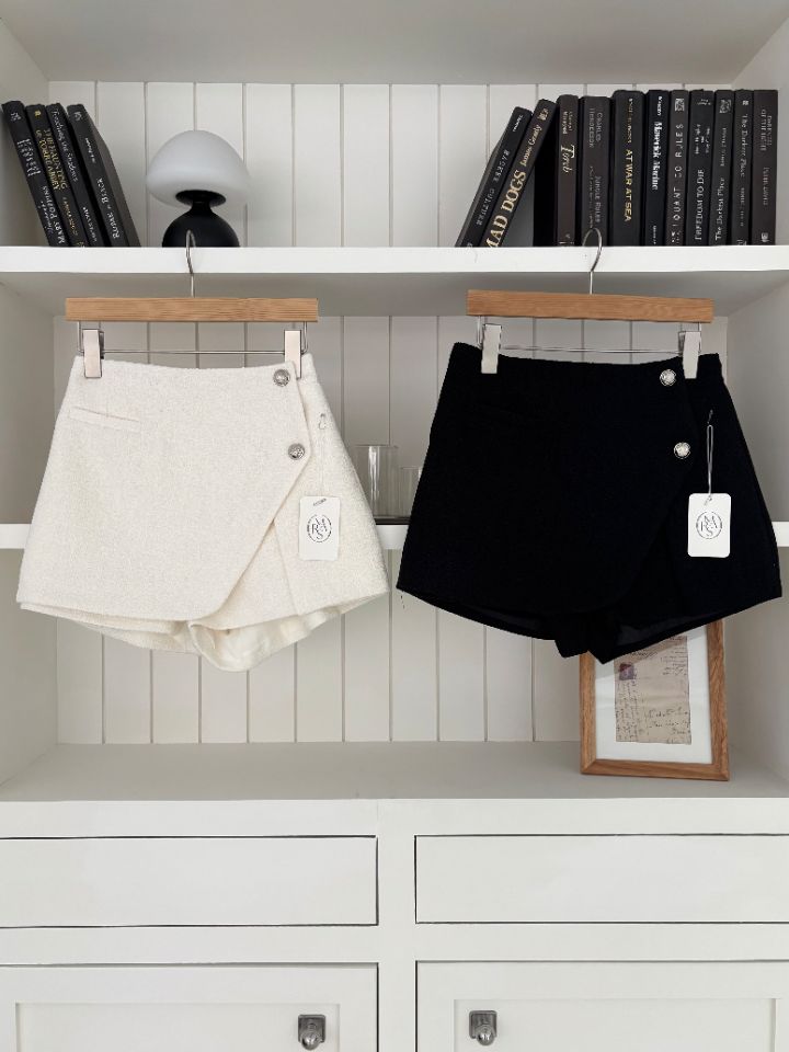 mars東大門代購女士新款休閑人氣26春夏熱賣時尚裙褲粗花呢mars裙褲