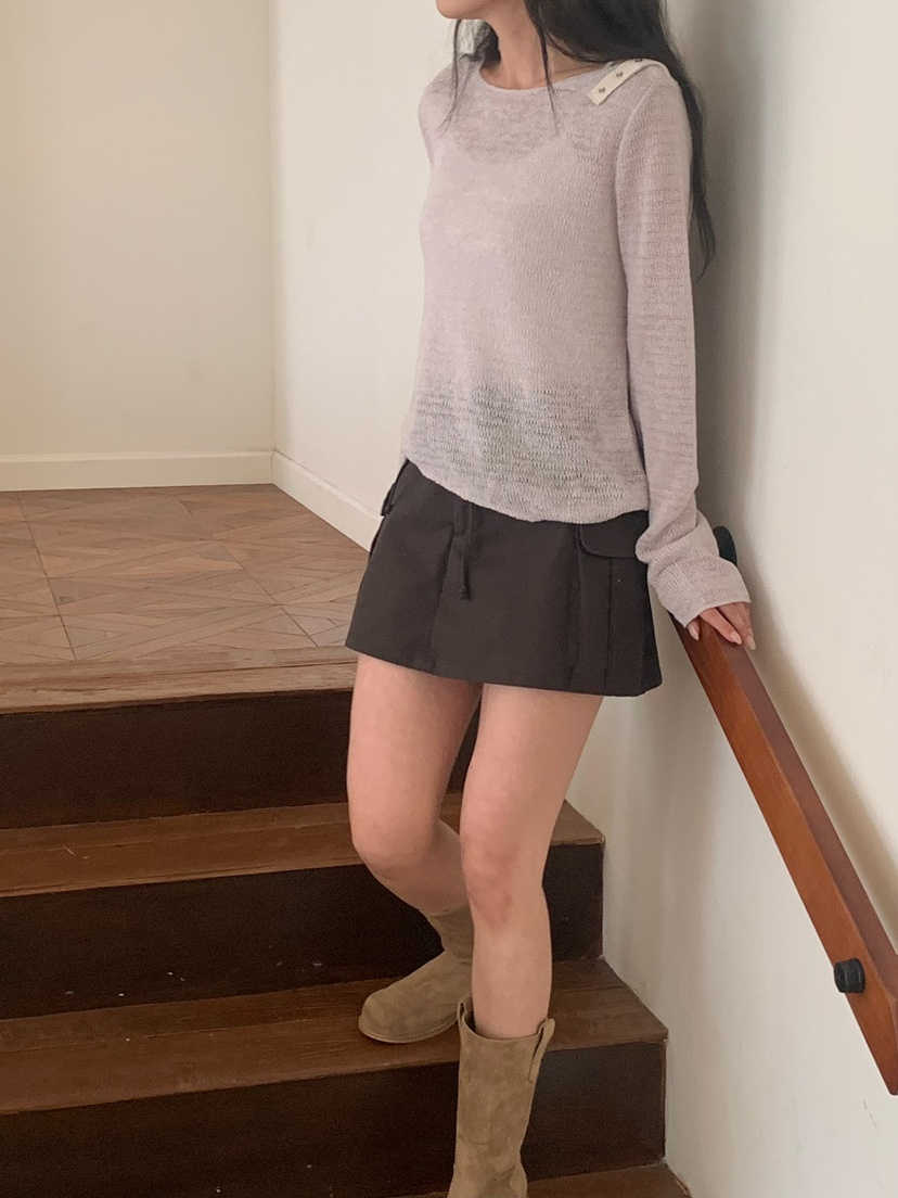 BLEECKER東大門實拍女裝新品真品時尚人氣推薦26春夏針織衫BLEECKER針織衫