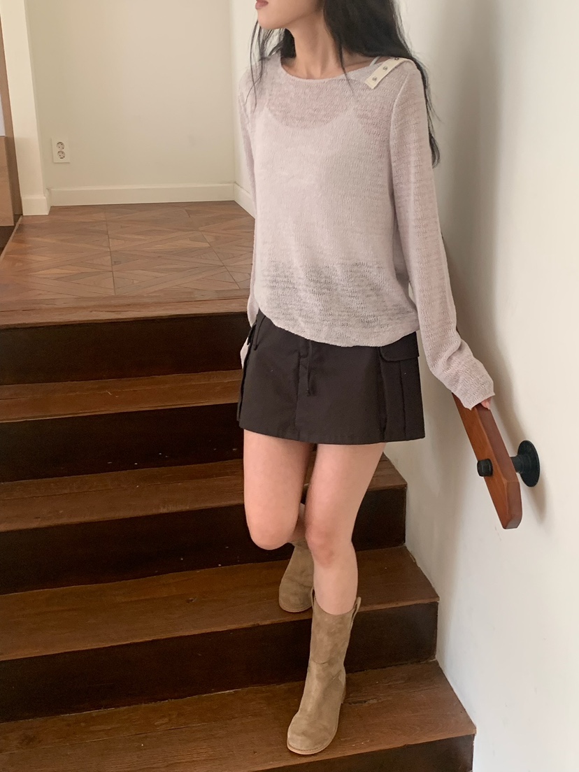 BLEECKER東大門實拍女裝新品真品時尚人氣推薦26春夏針織衫BLEECKER針織衫