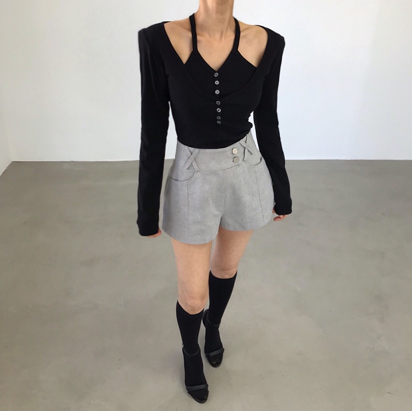 2TWO MOON東大門代購女士新款推薦休閑時尚人氣熱賣長袖T恤2TWO MOON長袖T恤