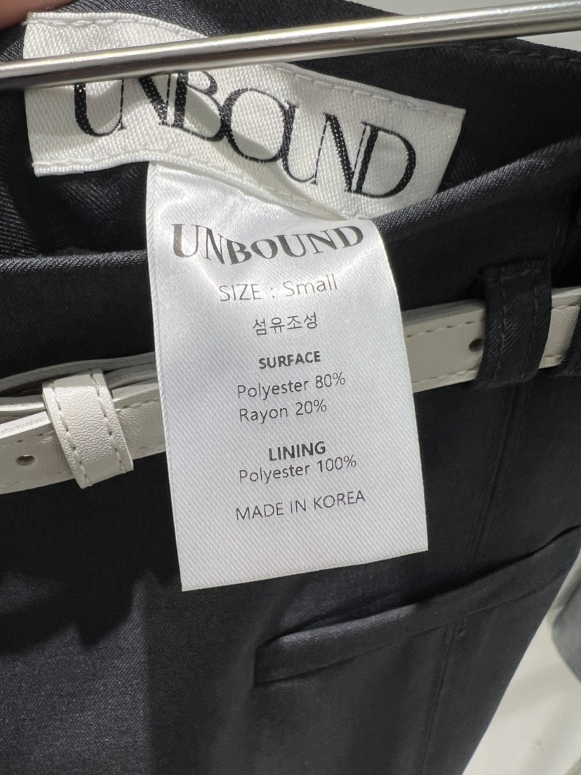 UNBOUND東大門實拍女士新品休閑26春夏半身裙中短裙不含腰帶UNBOUND半身裙/中短裙