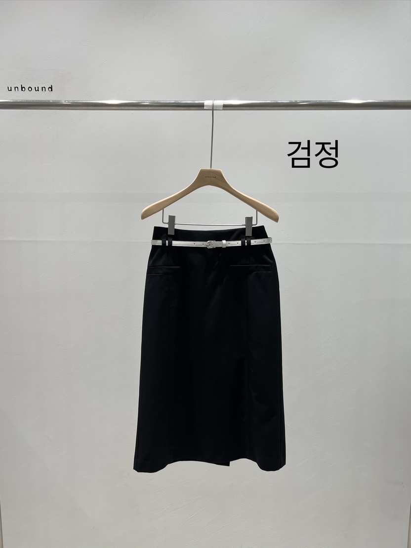 UNBOUND東大門實拍女士新品休閑26春夏半身裙中短裙不含腰帶UNBOUND半身裙/中短裙圖色2