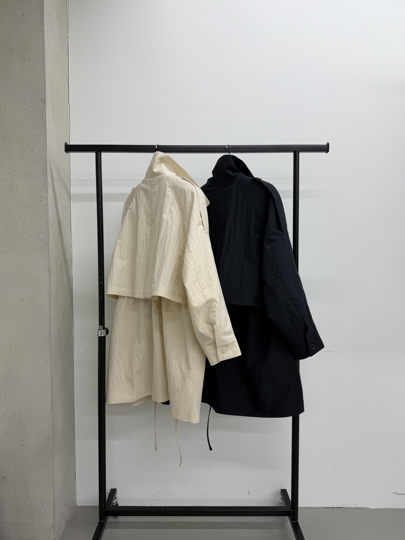 MINIMUZE東大門代購女裝新品推薦26春夏真品職業長款風衣MINIMUZE長款風衣