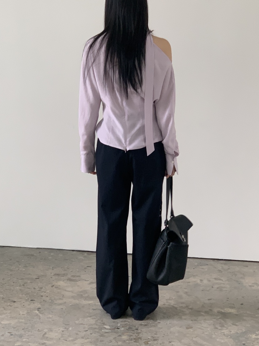 VAARA東大門代購女裝新品真品休閑26春夏職業襯衫蕾絲衫圍巾VAARA襯衫/蕾絲衫