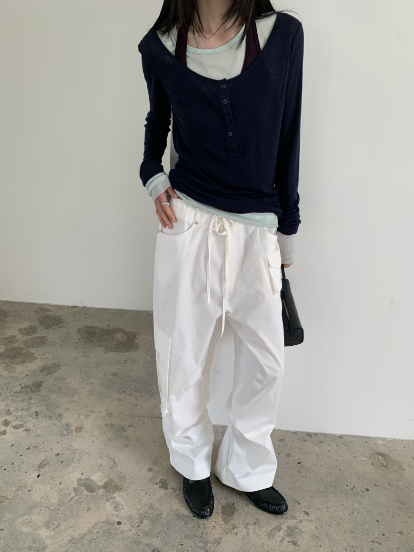 VAARA韓國代購女裝新款時尚26春夏人氣推薦長袖T恤假兩件VAARA長袖T恤