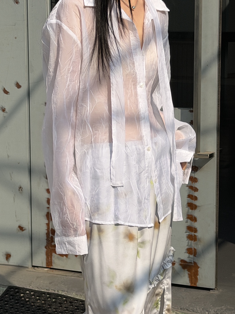 MURMUR東大門代購女裝新品時尚職業26春夏人氣襯衫蕾絲衫MURMUR襯衫/蕾絲衫