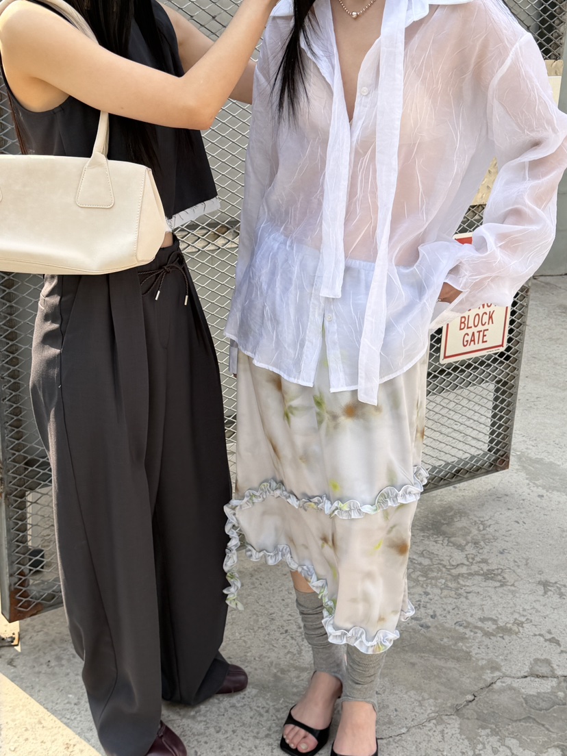 MURMUR東大門代購女裝新品時尚職業26春夏人氣襯衫蕾絲衫MURMUR襯衫/蕾絲衫