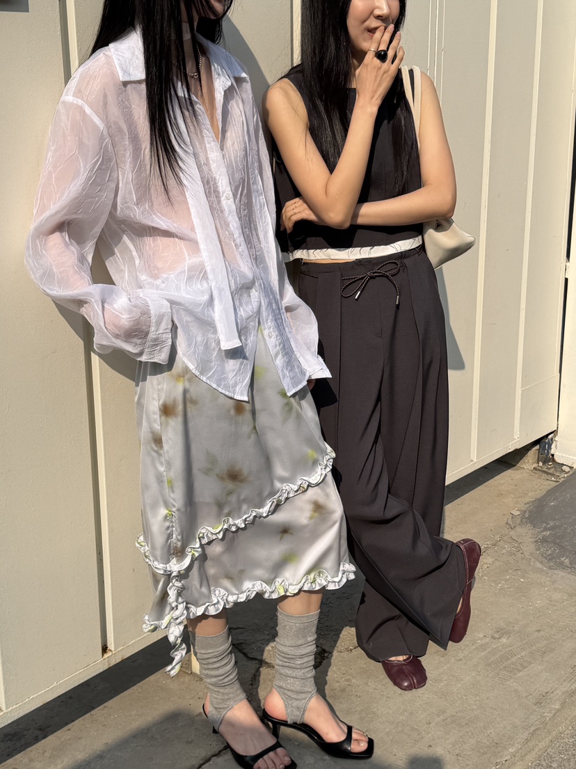 MURMUR東大門代購女裝新品時尚職業26春夏人氣襯衫蕾絲衫MURMUR襯衫/蕾絲衫