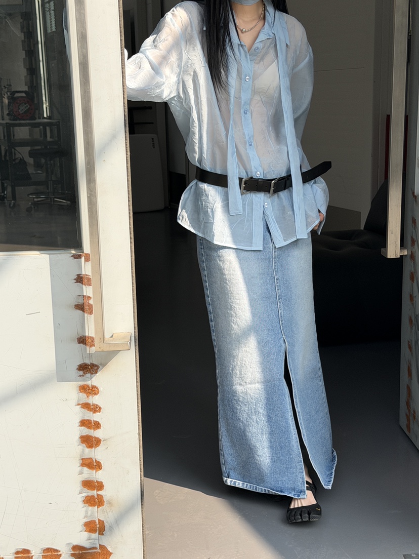 MURMUR東大門代購女裝新品時尚職業26春夏人氣襯衫蕾絲衫MURMUR襯衫/蕾絲衫