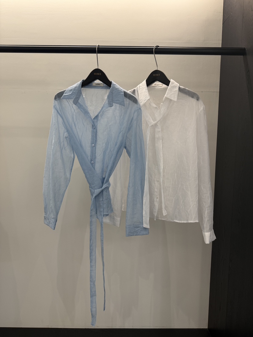 MURMUR東大門代購女裝新品時尚職業26春夏人氣襯衫蕾絲衫MURMUR襯衫/蕾絲衫