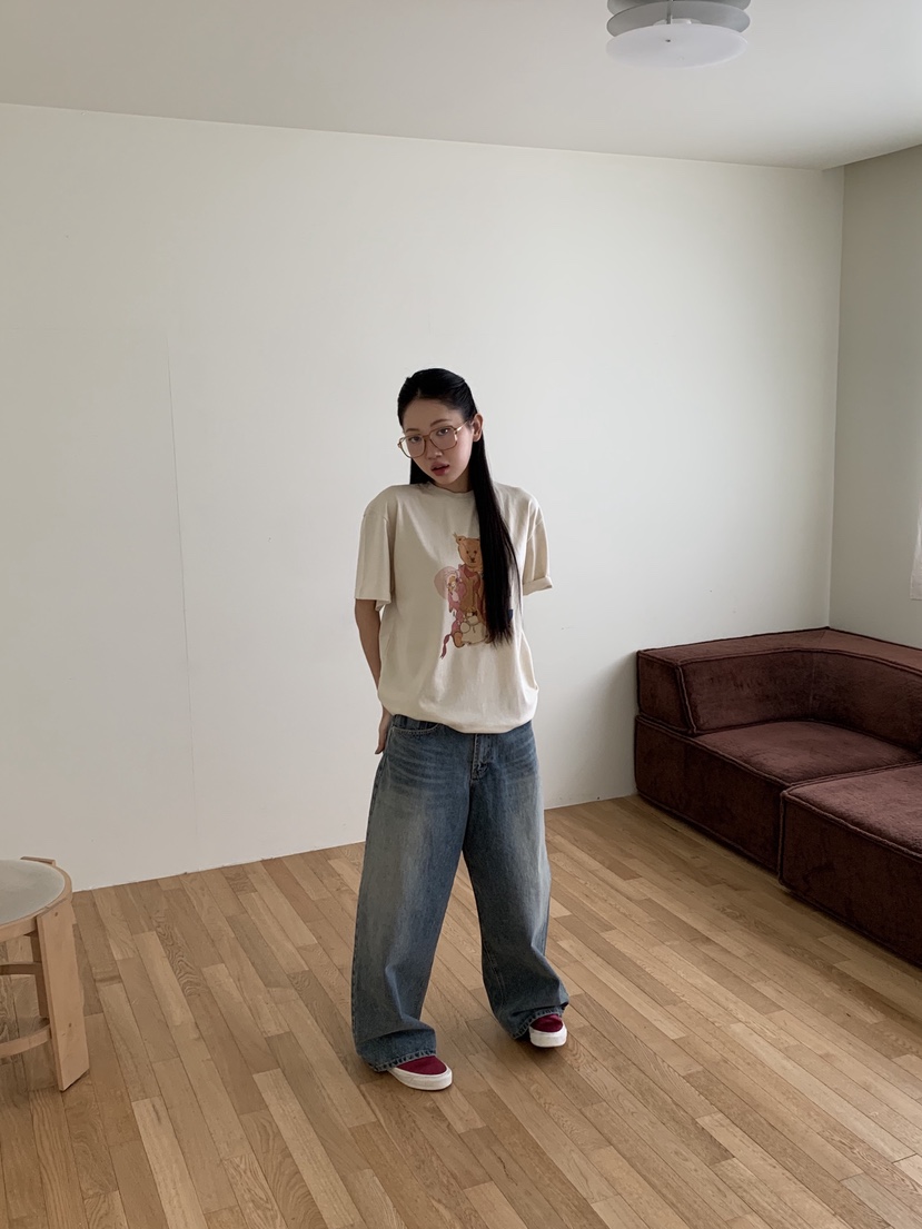 SUNDER MARKET韓國直郵女裝新款時尚26春夏推薦T恤不含內搭SUNDER MARKETT恤