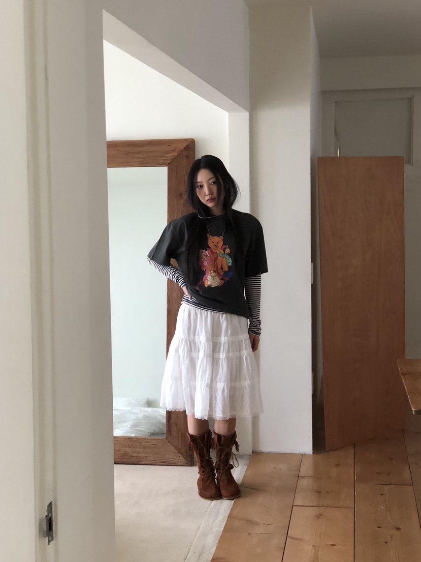 SUNDER MARKET韓國直郵女裝新款時尚26春夏推薦T恤不含內搭SUNDER MARKETT恤