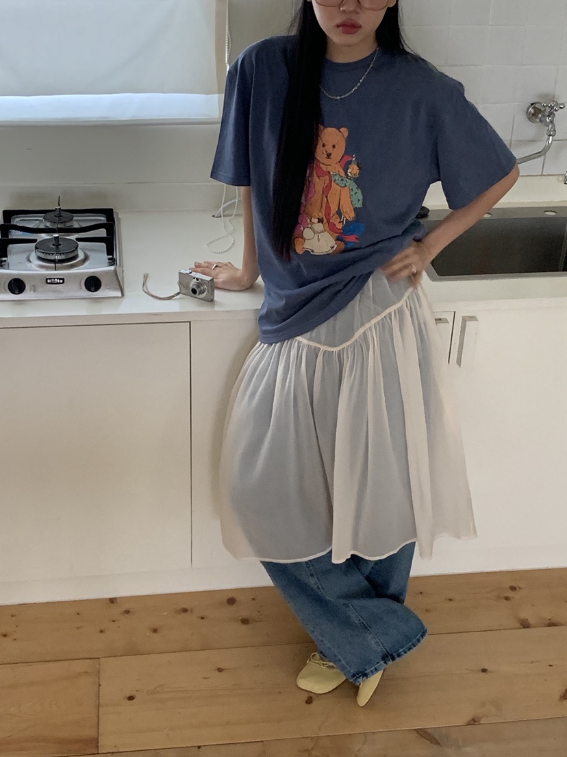 SUNDER MARKET韓國直郵女裝新款時尚26春夏推薦T恤不含內搭SUNDER MARKETT恤