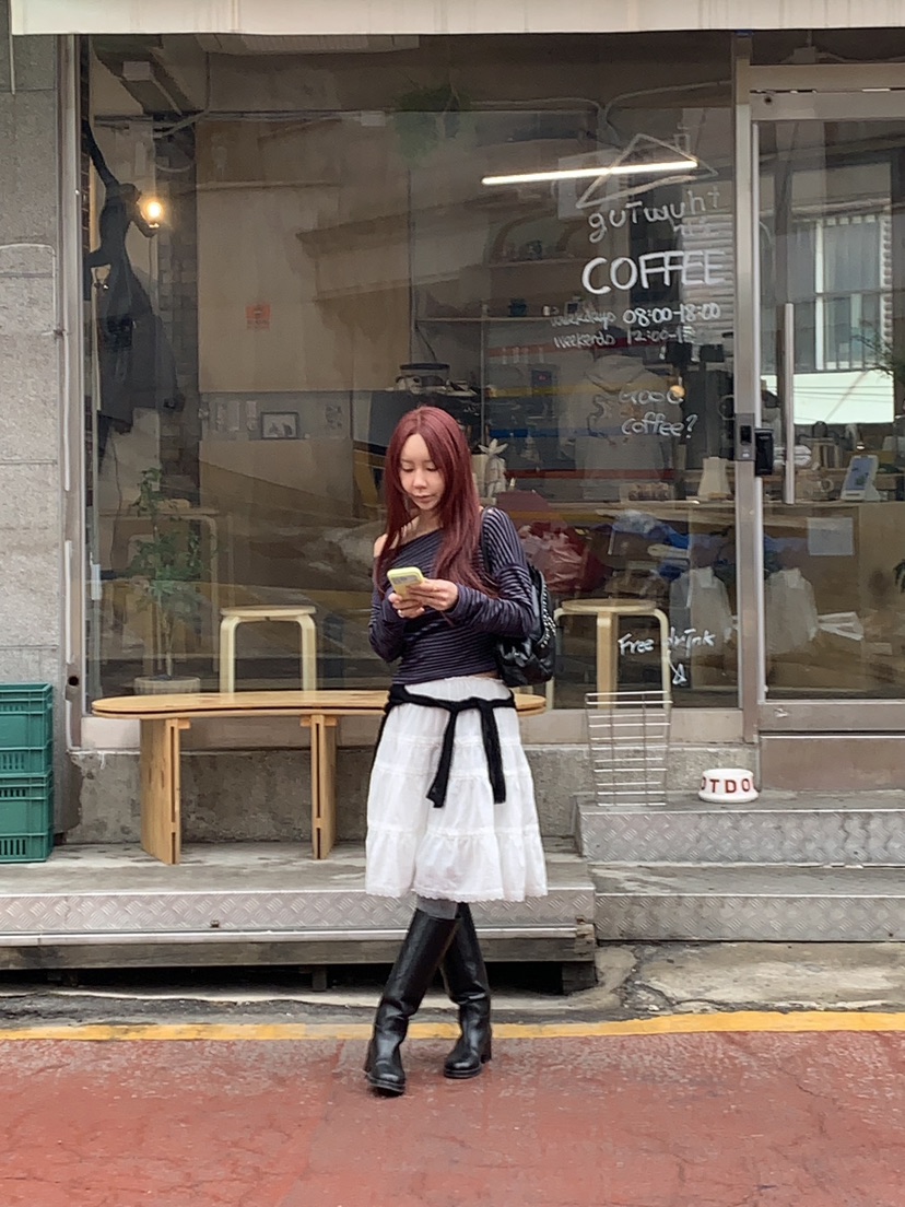 SUNDER MARKET韓國代購女裝新品熱賣人氣真品職業長袖T恤SUNDER MARKET長袖T恤