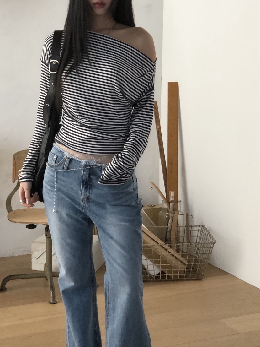 SUNDER MARKET韓國代購女裝新品熱賣人氣真品職業長袖T恤SUNDER MARKET長袖T恤