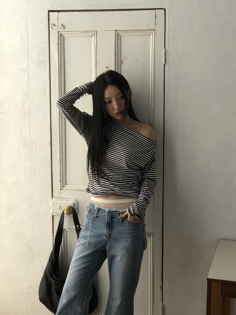 SUNDER MARKET韓國代購女裝新品熱賣人氣真品職業長袖T恤SUNDER MARKET長袖T恤