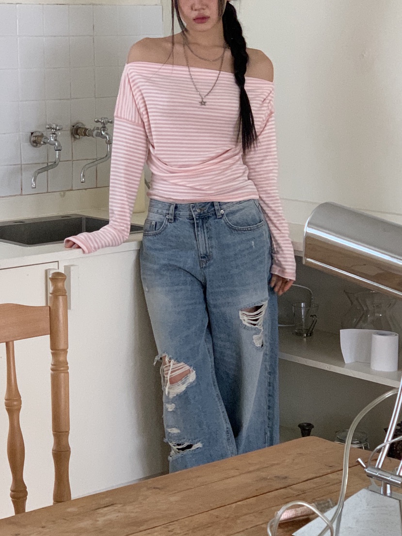 SUNDER MARKET韓國代購女裝新品熱賣人氣真品職業長袖T恤SUNDER MARKET長袖T恤